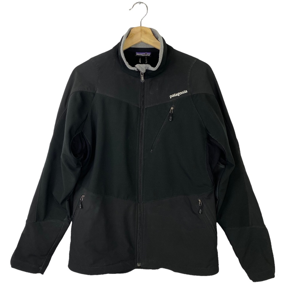Patagonia Integral Soft Shell Jacket Women’s Small Black 24940 Fleece Lined